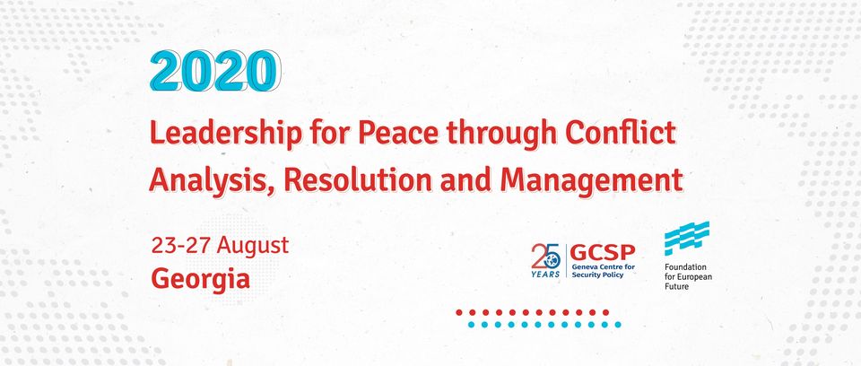 Leadership for Peace through Conflict Analysis, Resolution and Management – Pilot Virtual Course Launched in Georgia 