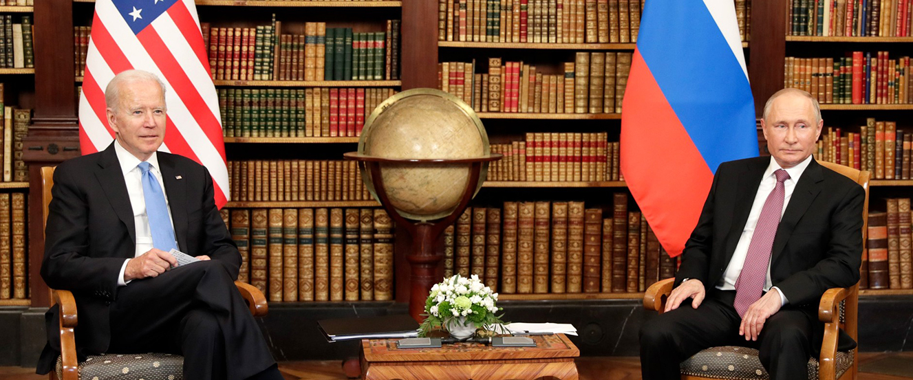 Joe Biden and Vladimir Putin in Geneva, 16 June 2021
