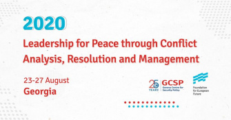 Leadership for Peace through Conflict Analysis, Resolution and Management – Pilot Virtual Course Launched in Georgia