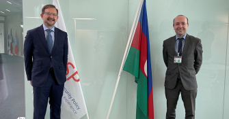 Fariz Fikrat oglu Rzayev, Deputy Minister of Foreign Affairs of Azerbaijan, meets GCSP Director Ambassador Thomas Greminger