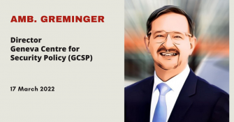 L'interview de l'ambassadeur Thomas Greminger pour la Genève Internationale