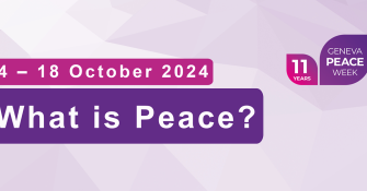 Geneva Peace Week 2024