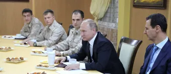 Putin and Assad at one table