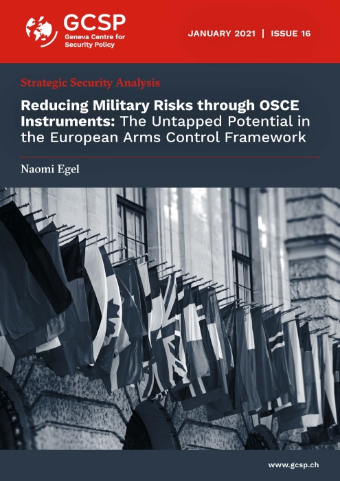 Reducing Military Risks through OSCE Instruments