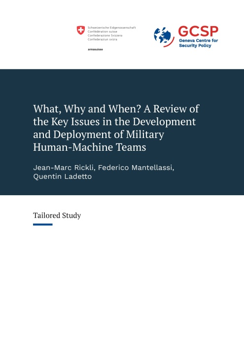 What, Why and When? A Review of the Key Issues in the Development and Deployment of Military Human‑Machine Teams