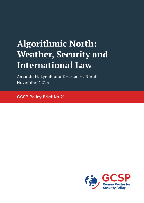 Algorithmic North: Weather, Security and International Law